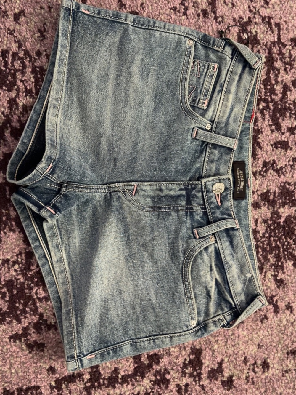 True Religion Women’s Denim Shorts in Medium Blue Wash